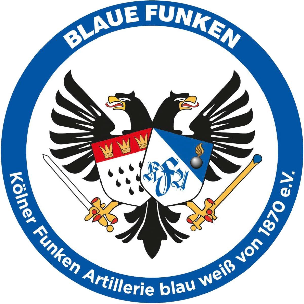 Logo Blaue Funken